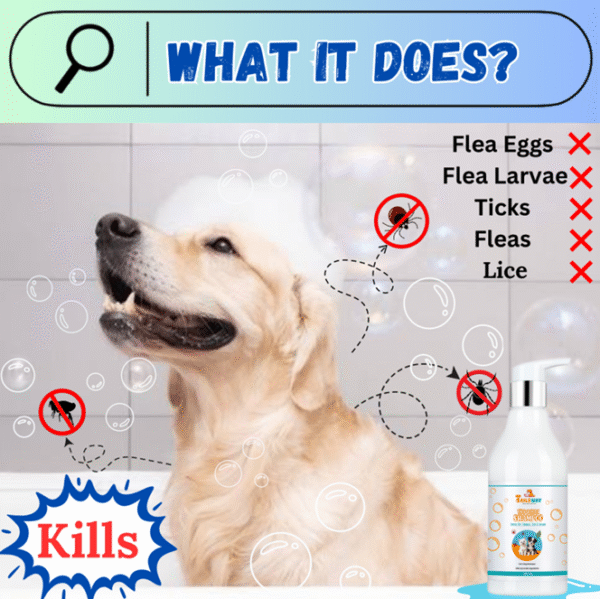 TAILSWAY Tick & Flea Shampoo for Dogs & Cats (300 ML) - Image 2